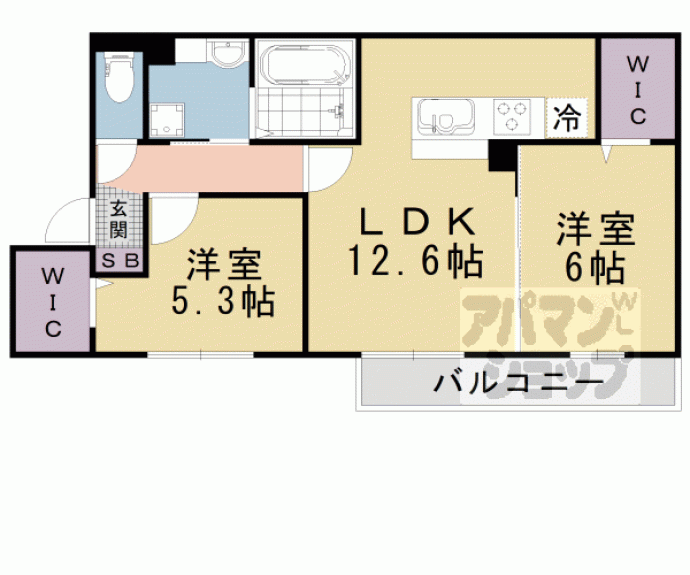 【ヴィヴィアーナ】間取