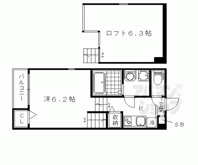 【ハーモニーテラス東野】間取