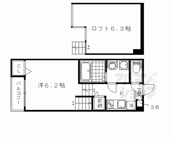 【ハーモニーテラス東野】間取
