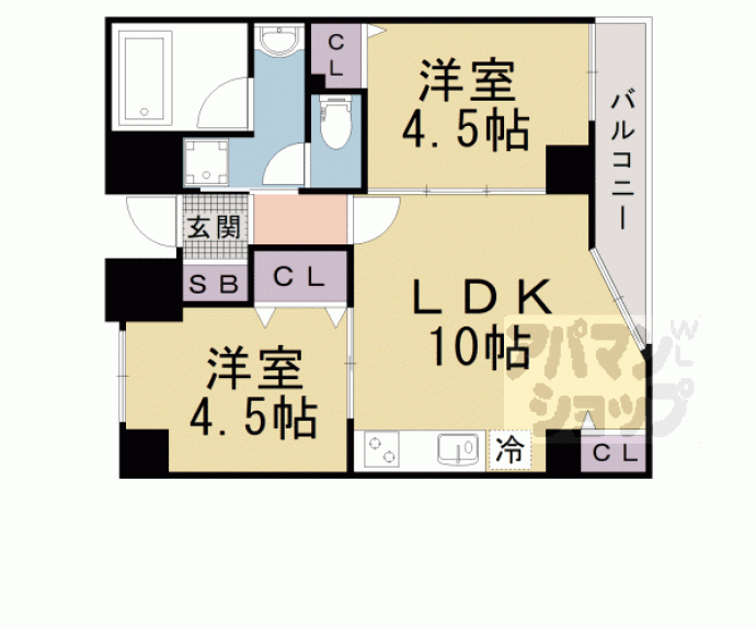 【LATTICE HIGASHINO annex】間取