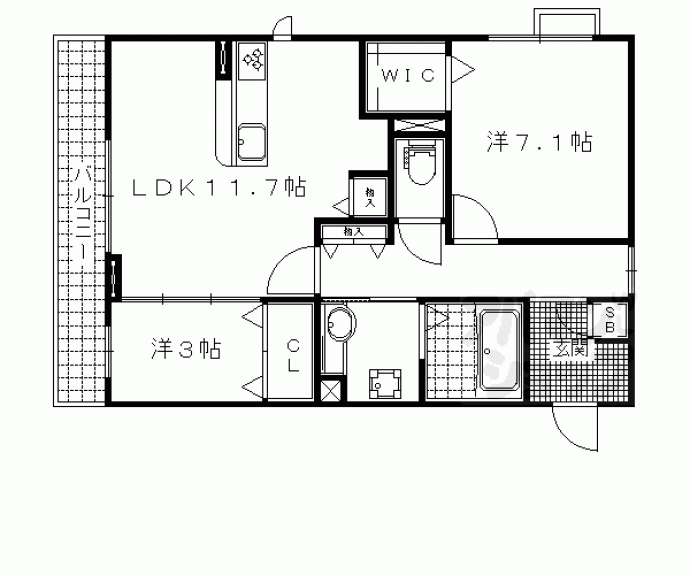 【シャルマンコート　アン】間取