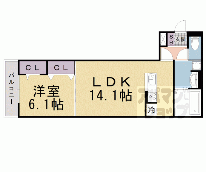 【サンフェリーチェB】間取