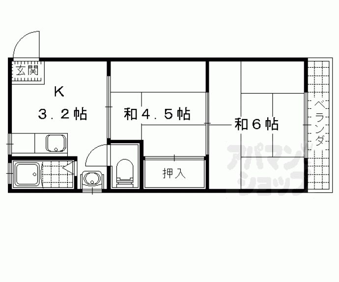 【大宅ハイツ】間取