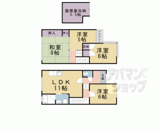 【椥辻封シ川町貸家】