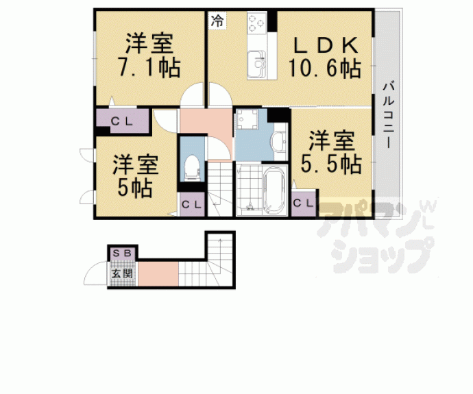 【サニーウェル】間取