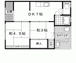 【竹鼻外田町貸家】