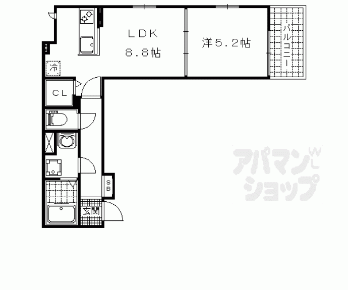 【ディアコート洛東】間取