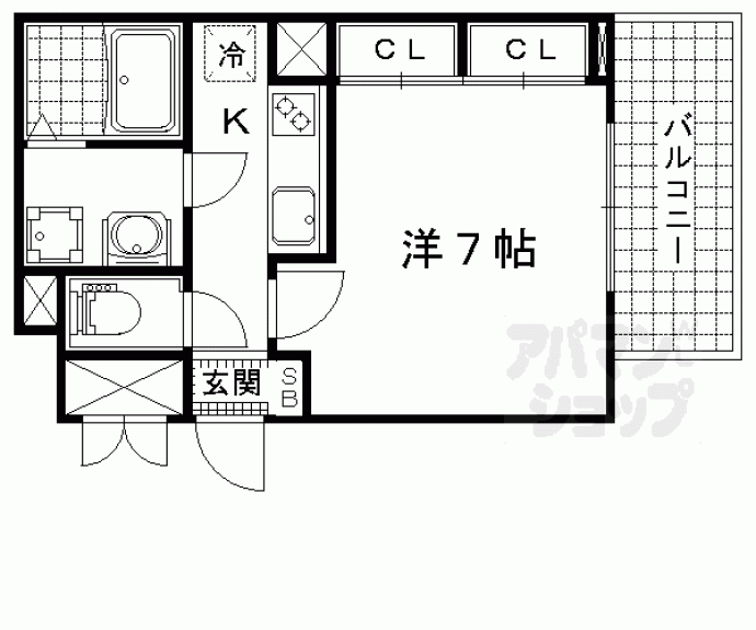 【ディアコート洛東】間取