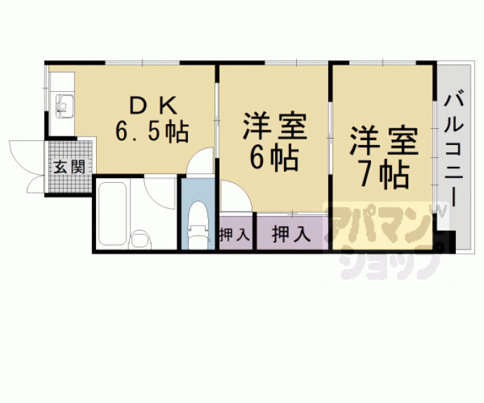 【長谷川マンション】間取