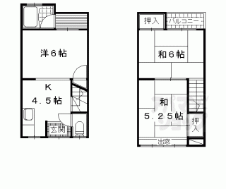 【小山北林町貸家】