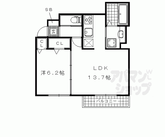 【Casa FeliceⅡ】間取