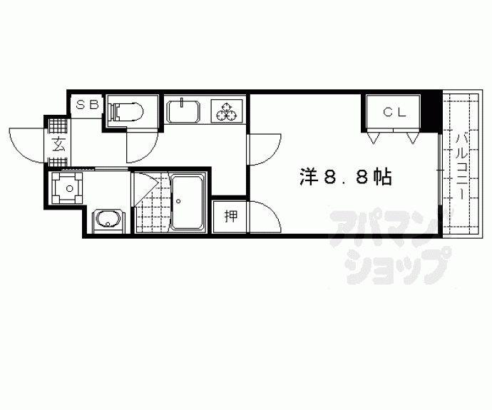 【Ｈｉｌｌｓ京都東】間取