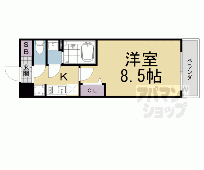 【トレジャーマンションⅡ】間取