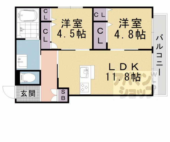 【RESANA竹鼻】間取