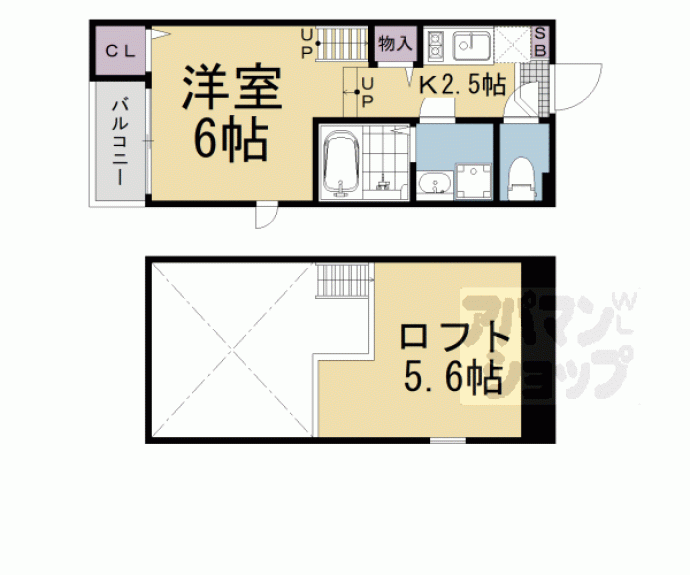 【Ｍａｌｖａ椥辻】間取