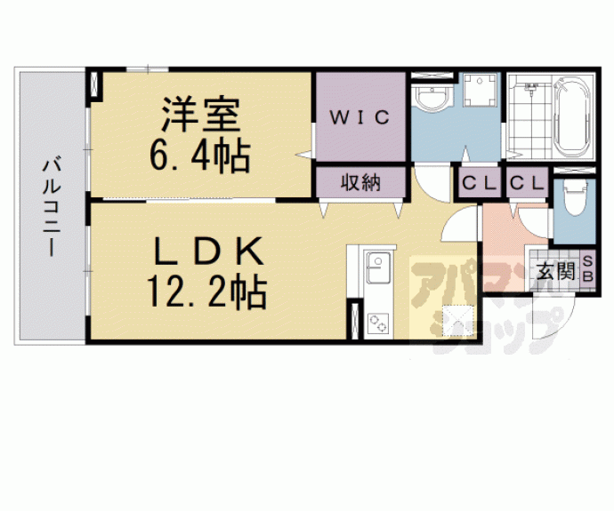 【ラ・ソルティー】間取