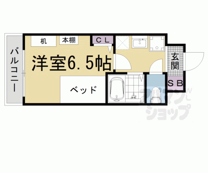 【ドーミー京都山科】間取