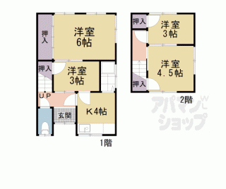 【西野山百々町貸家】