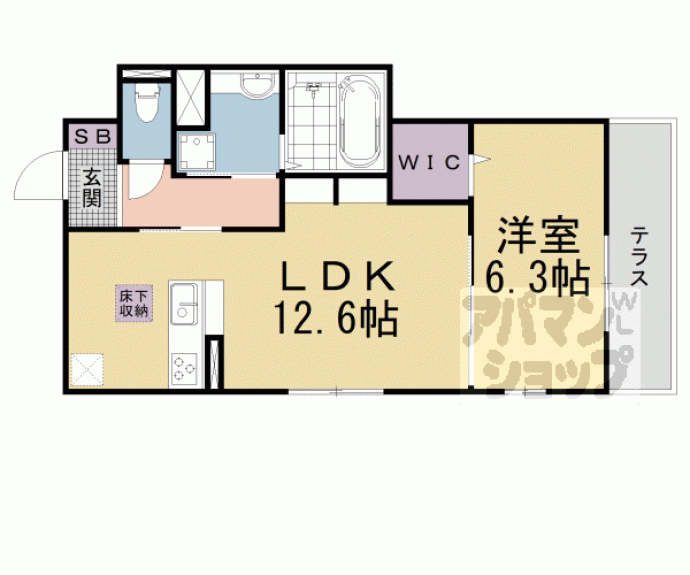 【アデウ ドゥーエ】間取