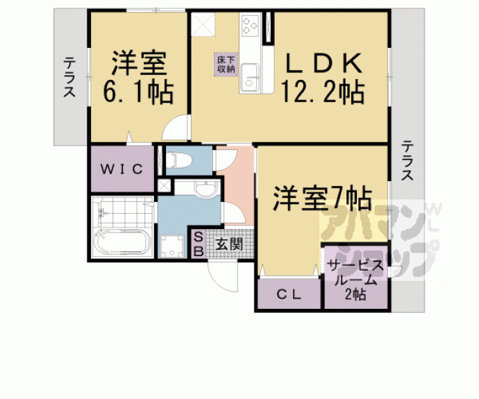 【アデウ ウーノ】間取