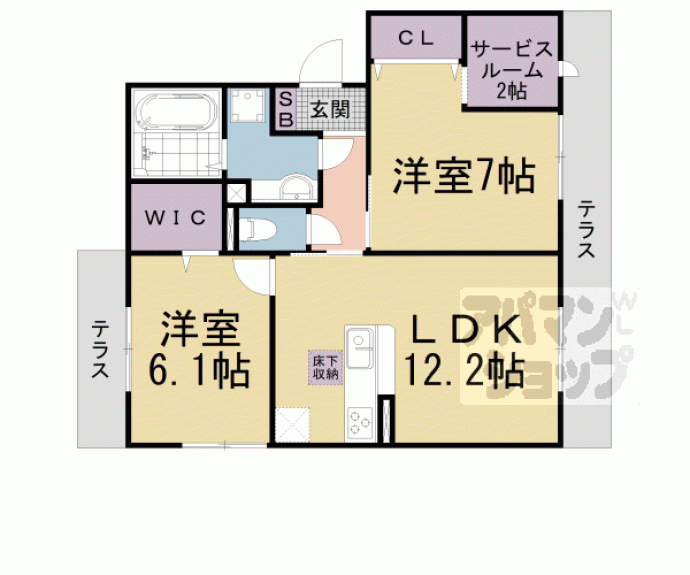 【アデウ　ウーノ】間取