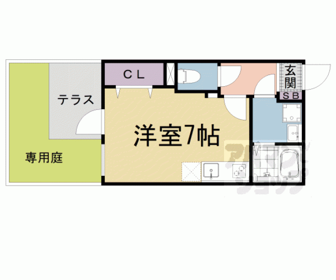 【グランデコート大宅SOUTH】間取