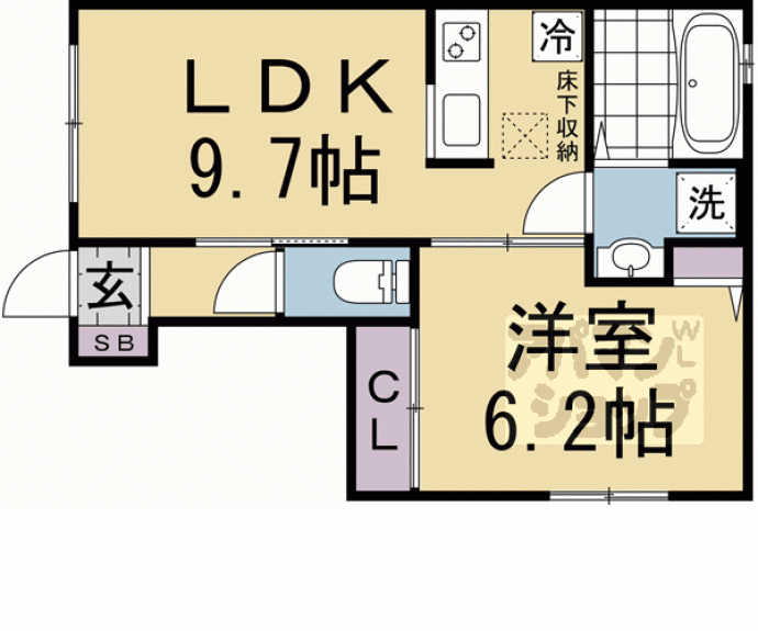 【ＲＯＳＩＥＲ　ＲＯＵＧＥ】間取