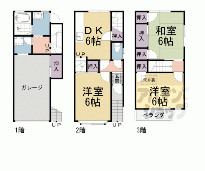 【東野門口町貸家】間取