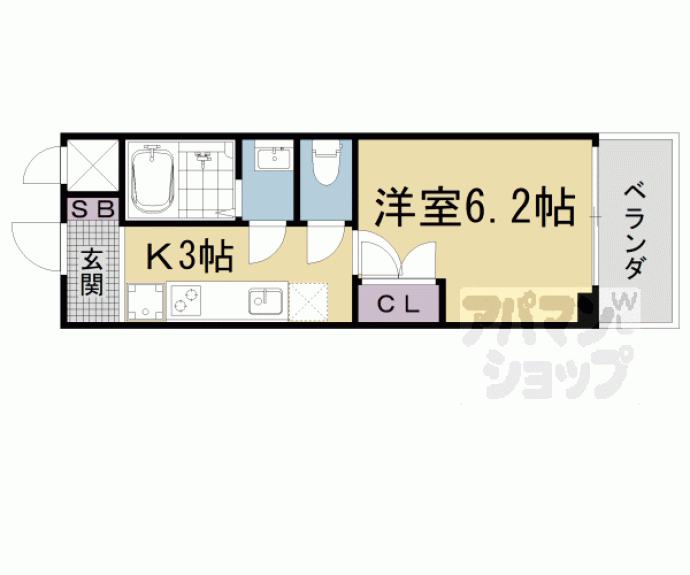 【グランデコート薬大Ｎｏｒｔｈ】間取