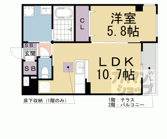 【大塚ガーデンプレイス】間取
