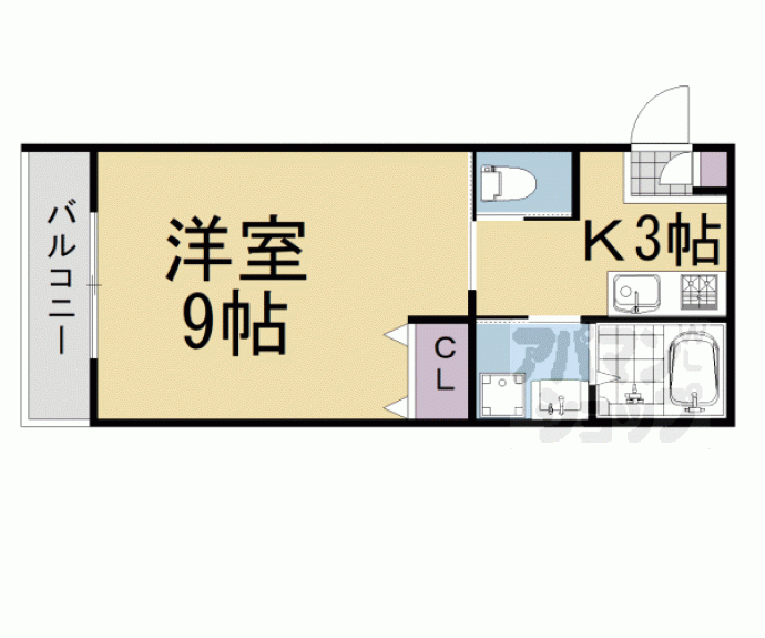 【Portofino椥辻】間取