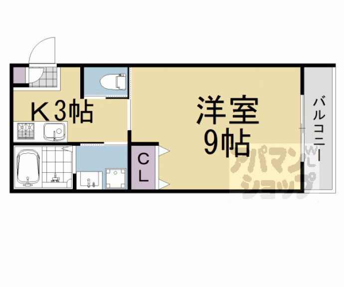 【Portofino椥辻】間取