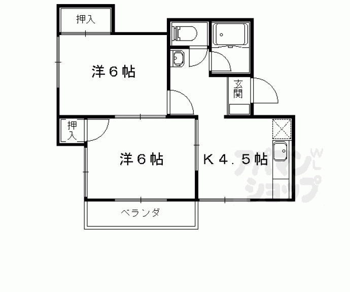【近畿ビル】間取
