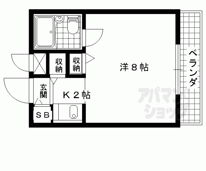 【みささぎプチハイツ】間取
