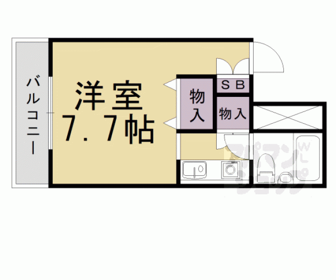 【みささぎプチハイツ】間取