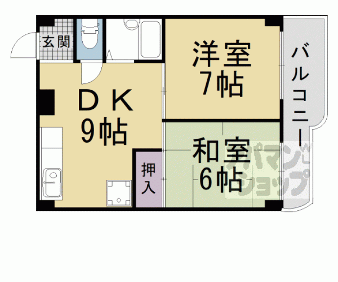 【ドミール小野】間取