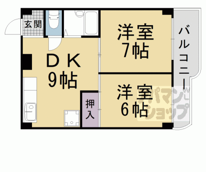 【ドミール小野】間取