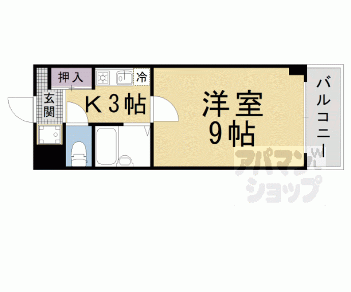 【ソルフィー山科】間取
