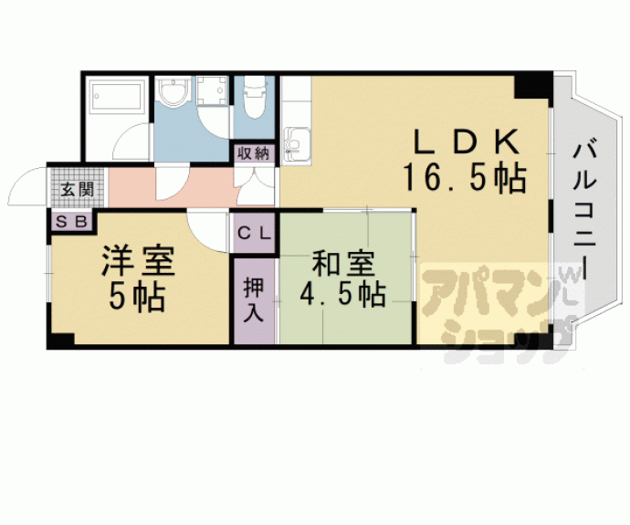 【ジュネス音羽】間取
