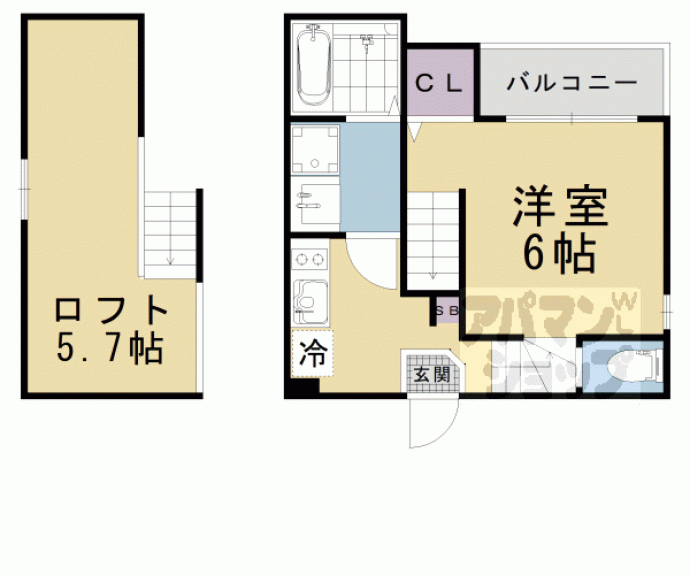 【ハーモニーテラス東野中井ノ上町Ⅱ】間取