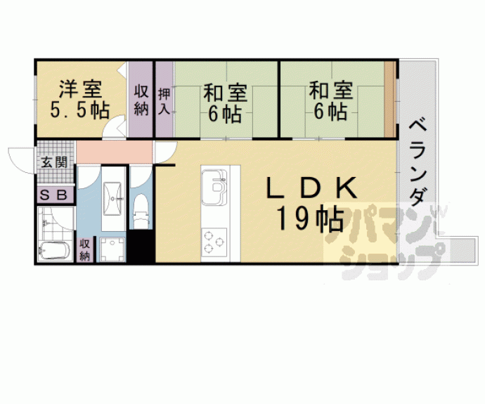 【ネオハイツ皇子が丘】間取