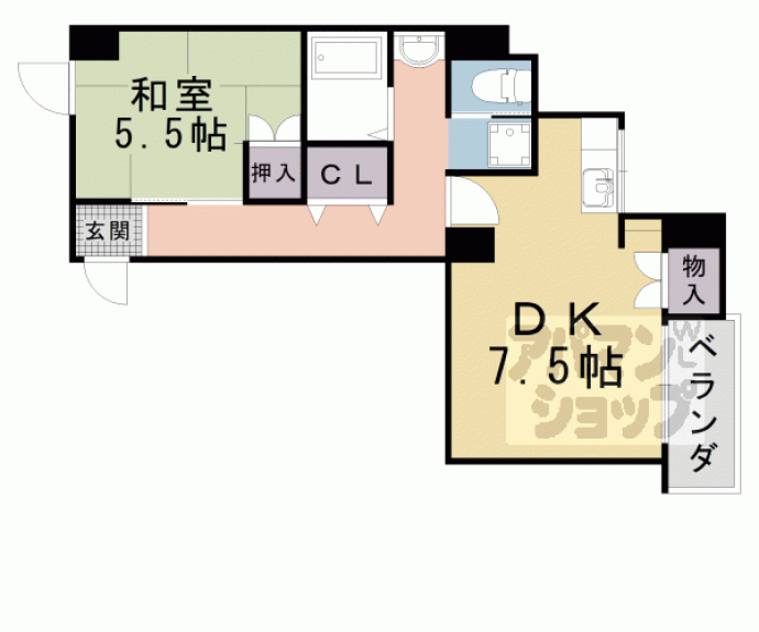 【レークハイツ瀬田】間取