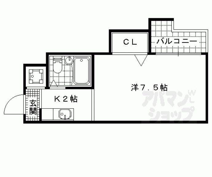 【カティーⅡ】間取