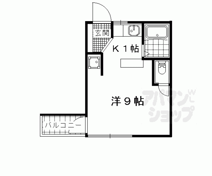 【プレアール滋賀追分】間取