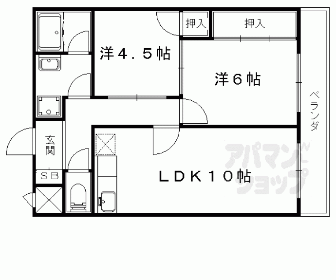 【エクセルメゾン南志賀】間取