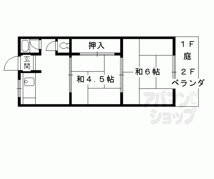 【ウズラマンション】間取