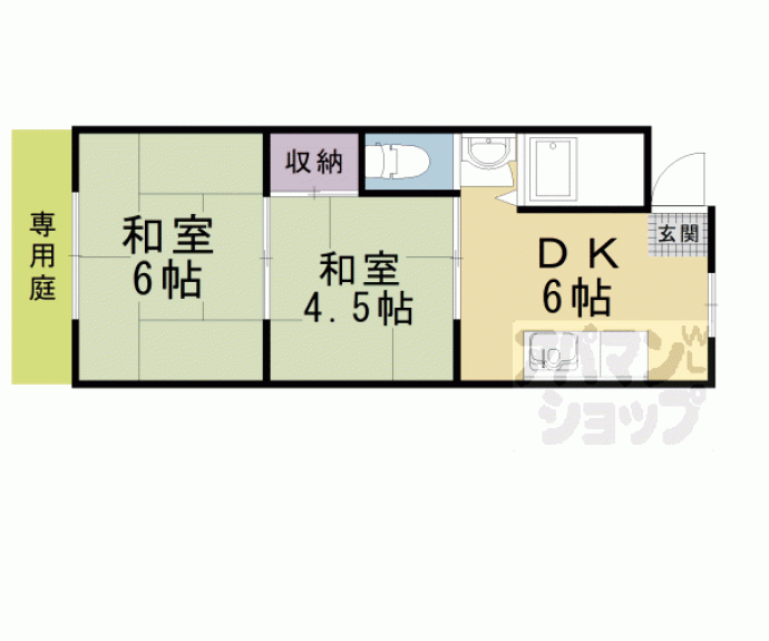 【ウズラマンション】間取
