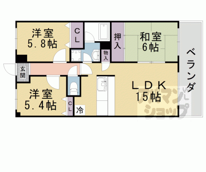 【ＥＡＳＴ１】間取