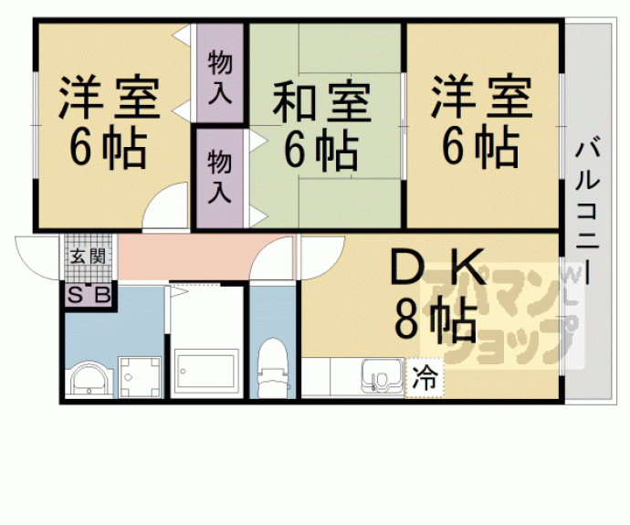 【ラ・メイジュ】間取