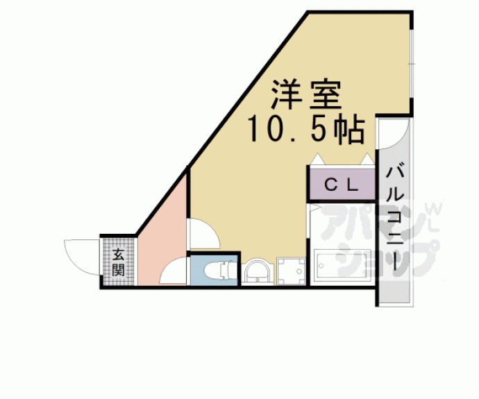 【フェイム瀬田】間取